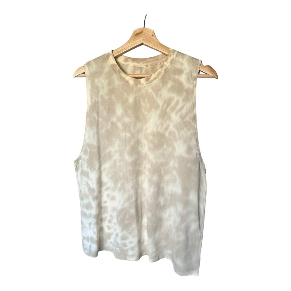 LULULEMON All Yours Tank Top *Tie Dye Beige Cream
